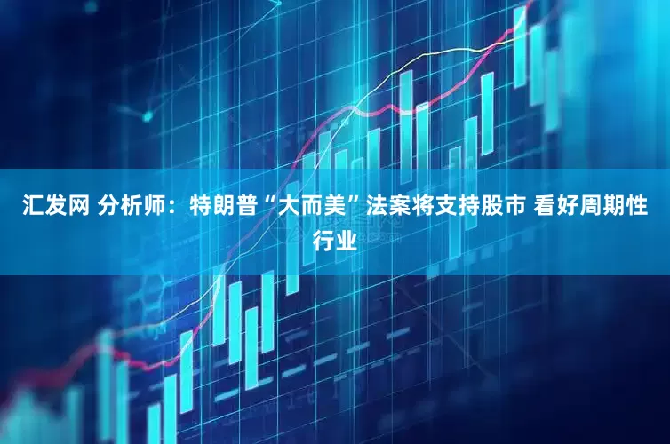汇发网 分析师：特朗普“大而美”法案将支持股市 看好周期性行业