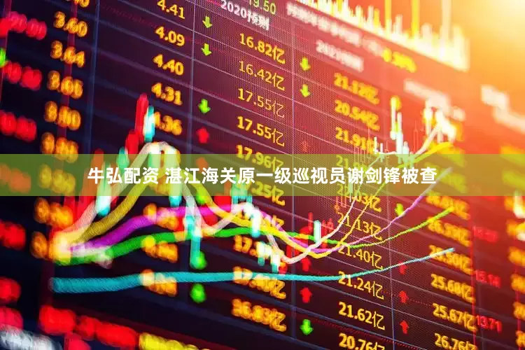 牛弘配资 湛江海关原一级巡视员谢剑锋被查